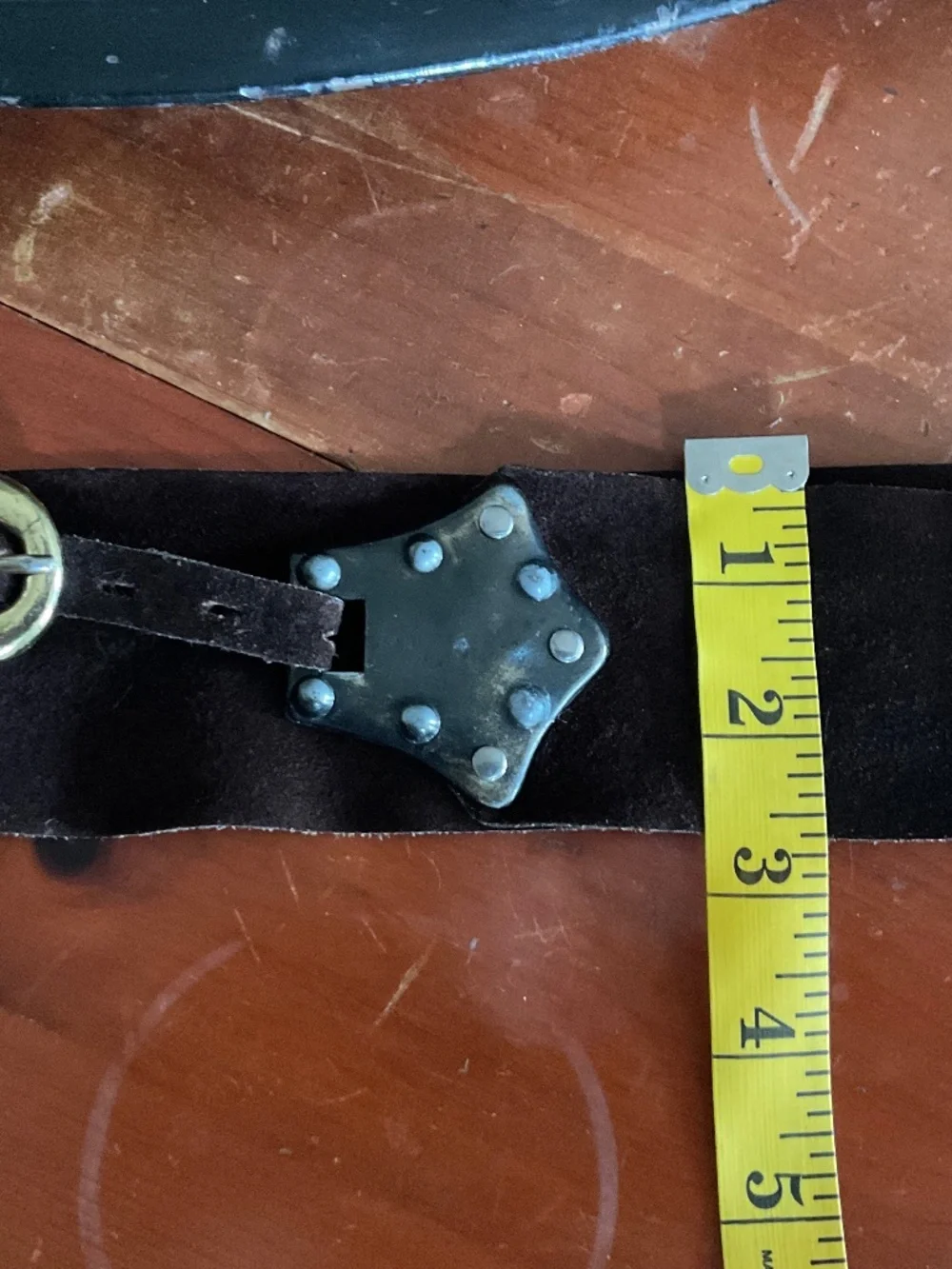 Saks Fifth Avenue Vintage brown suede belt
